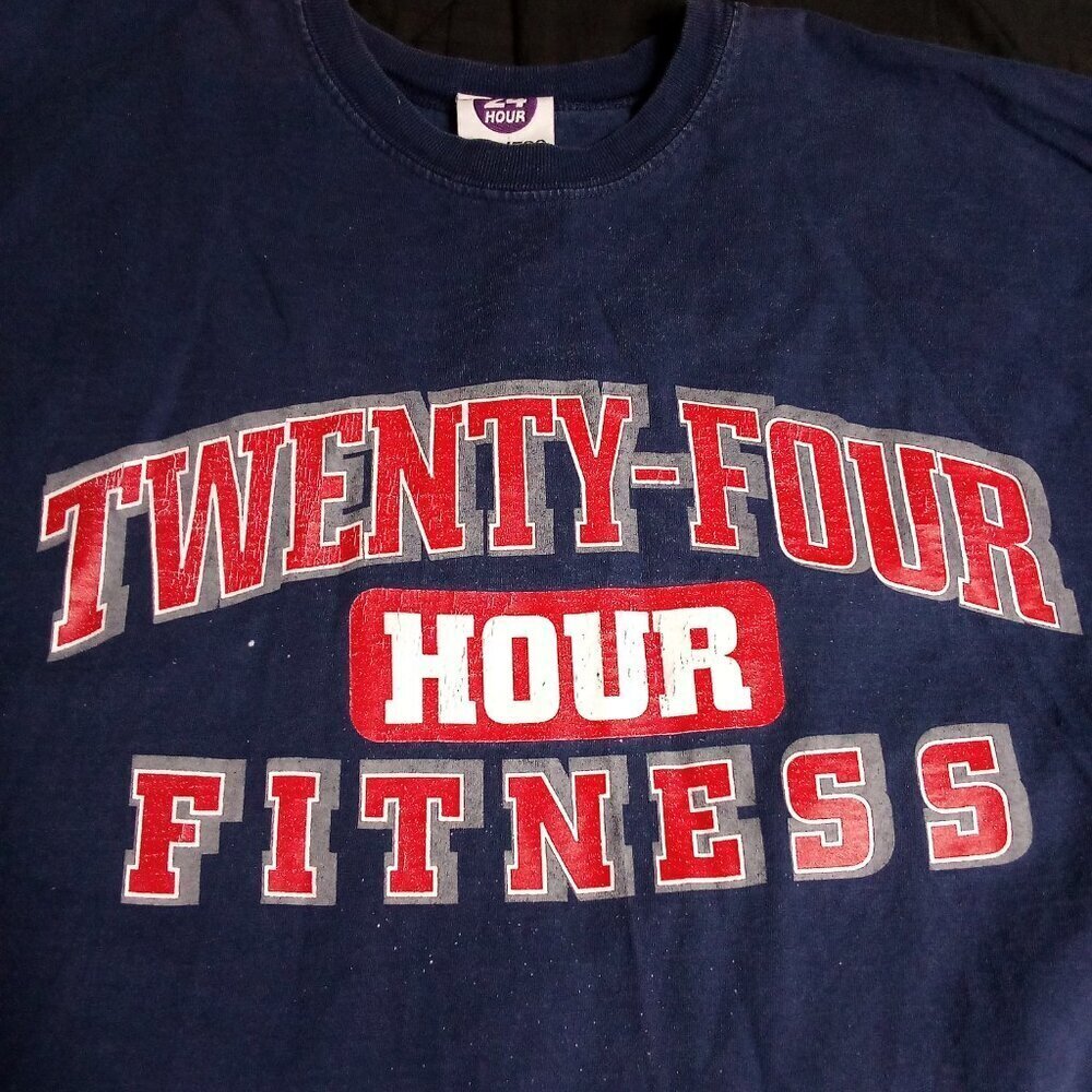 Vintage Twenty-Four Hour Fitness Long Sleeve T-Shirt